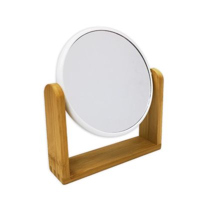 Mirror w/ bamboo base