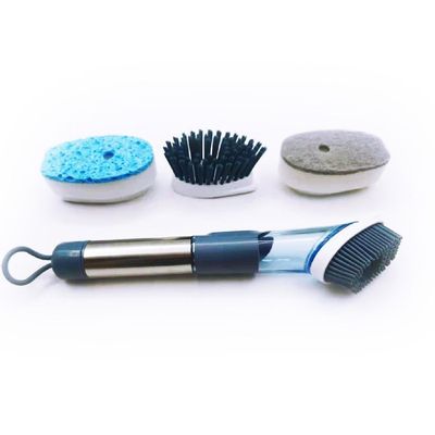 Dispensing kitchen brush x2set